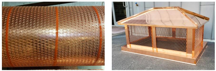 Expanded Copper Mesh – Elegant, Resistant to Corrosion and Wear