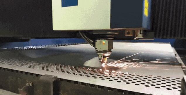 Perforated panels make the landscape beautiful