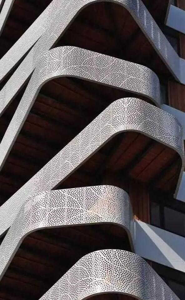 Perforated Panels Create a Fashionable and Modern Aesthetic
