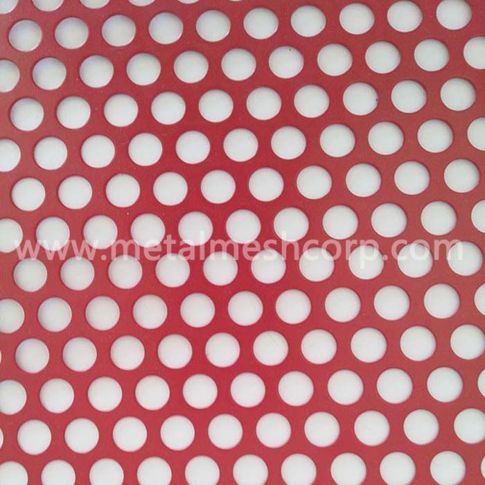 Slotted hole aluminum perforated metal mesh