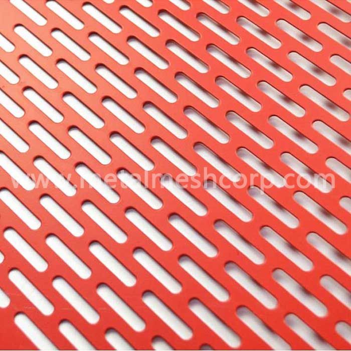 Square hole aluminum perforated mesh