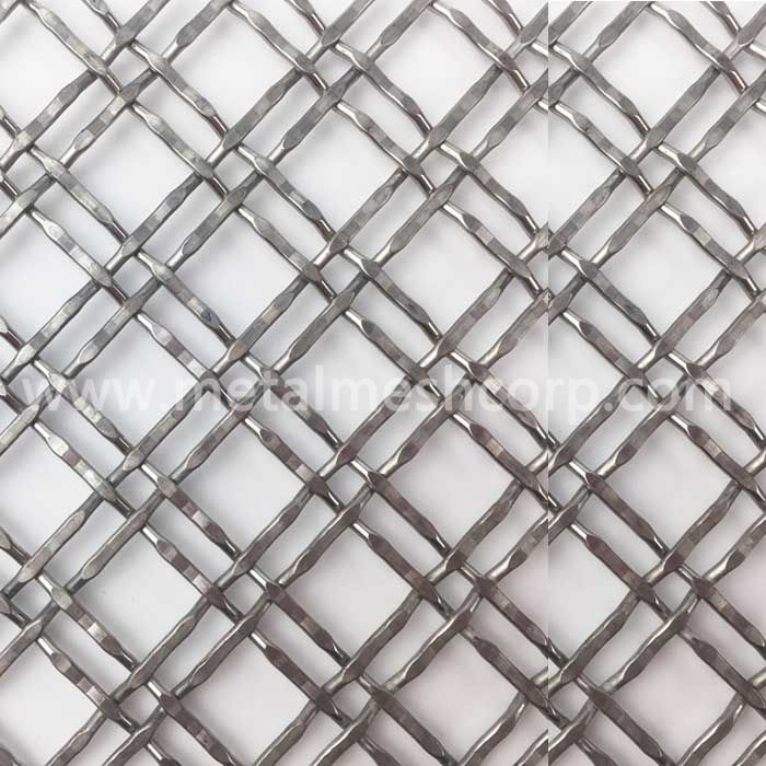 Stainless Steel Cable Rod Woven Wire Mesh