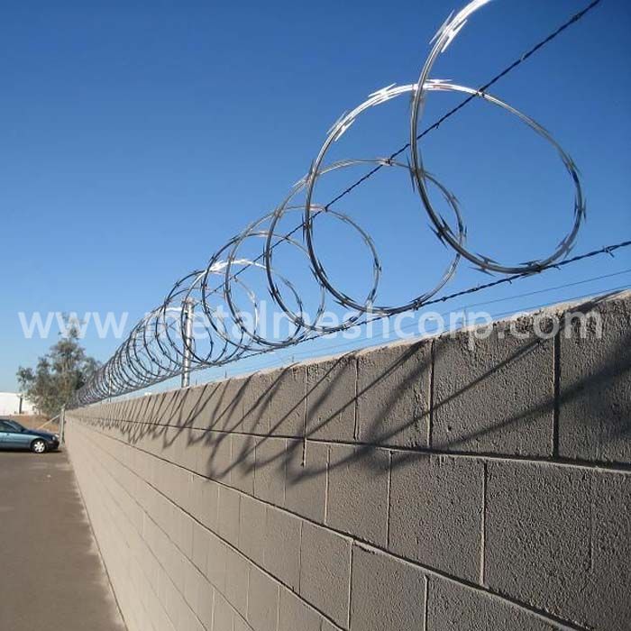 Galvanized Razor Barbed Wire 