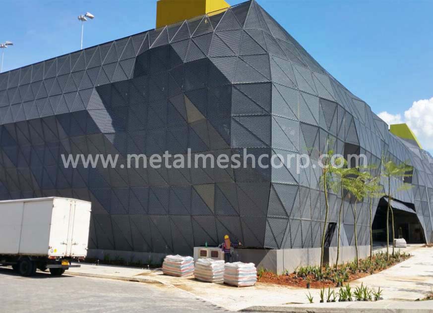Aluminum Expanded Mesh For Building Facade