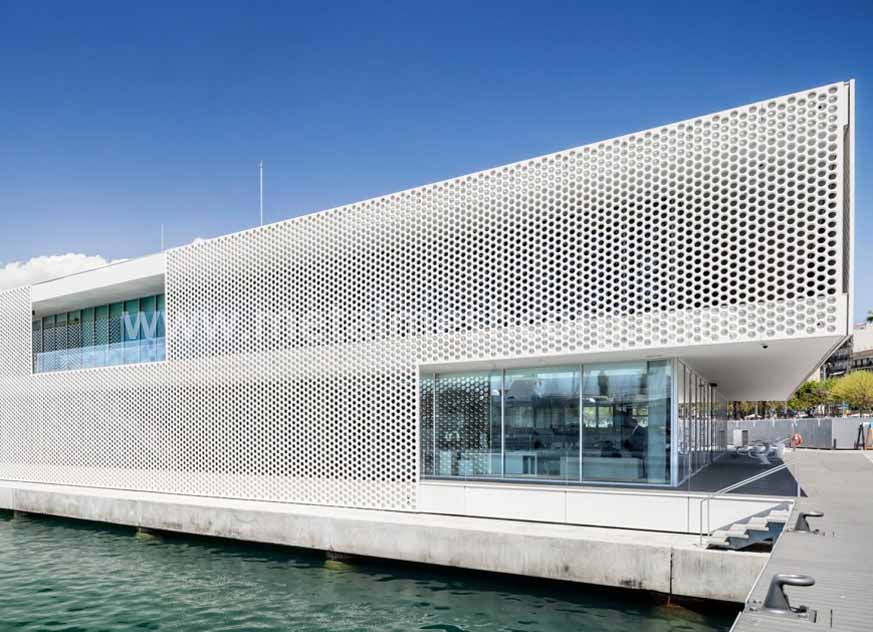 External Facade Panels With Architecture Perforated Mesh