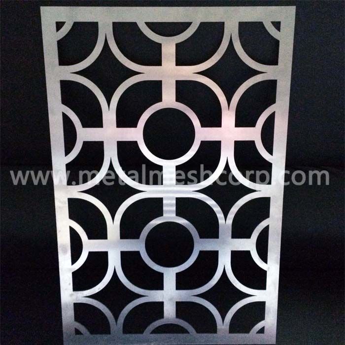 Laser cut metal panels