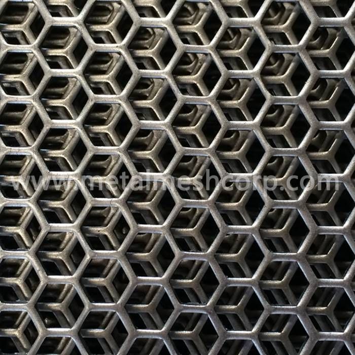 Black Steel Perforated Sheet, Punched Metal Plate, Standard Expanded