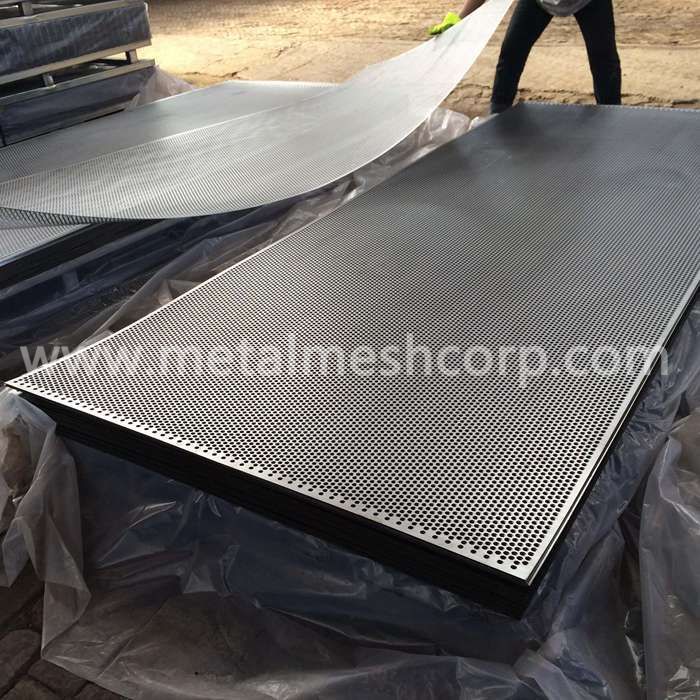 60 Degree Round Hole Perforated Metal