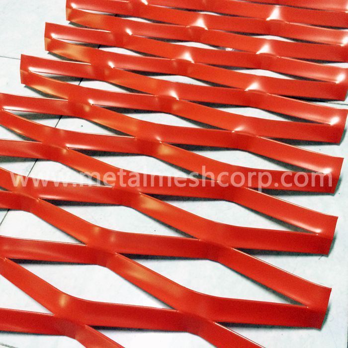 Decorative Expanded Metal Mesh for Façade Cladding