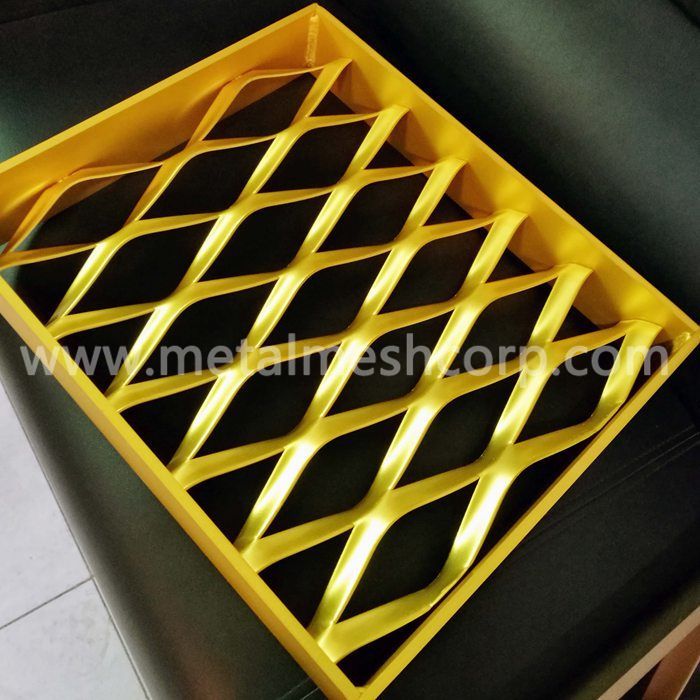 Decorative Brass Expanded Metal Mesh
