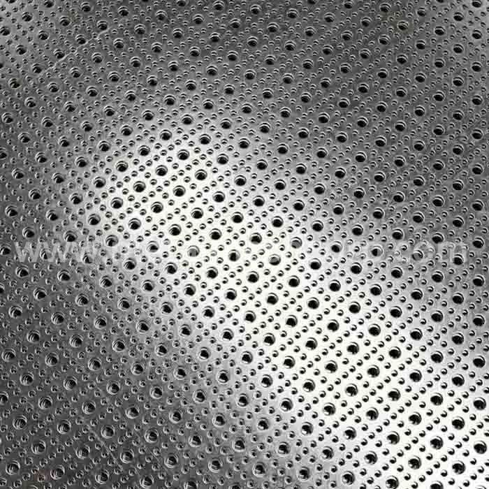 Decorative perforated metal sheet