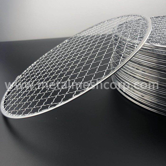 Galvanized Disposable Grill Barbecue Wire Mesh