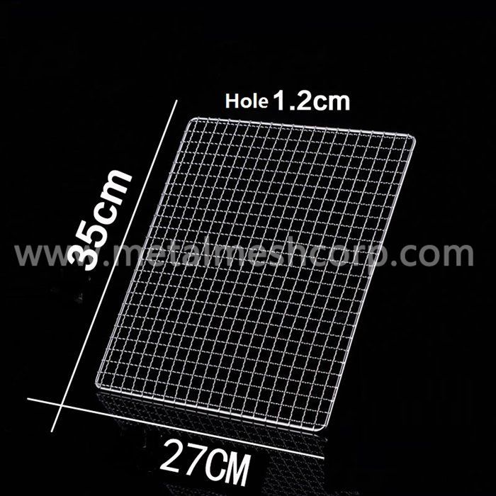 Square BBQ Wire Mesh Barbeque Net Grill Mesh