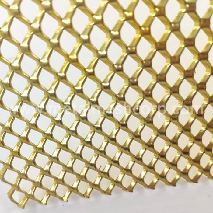 Expanded Brass Mesh